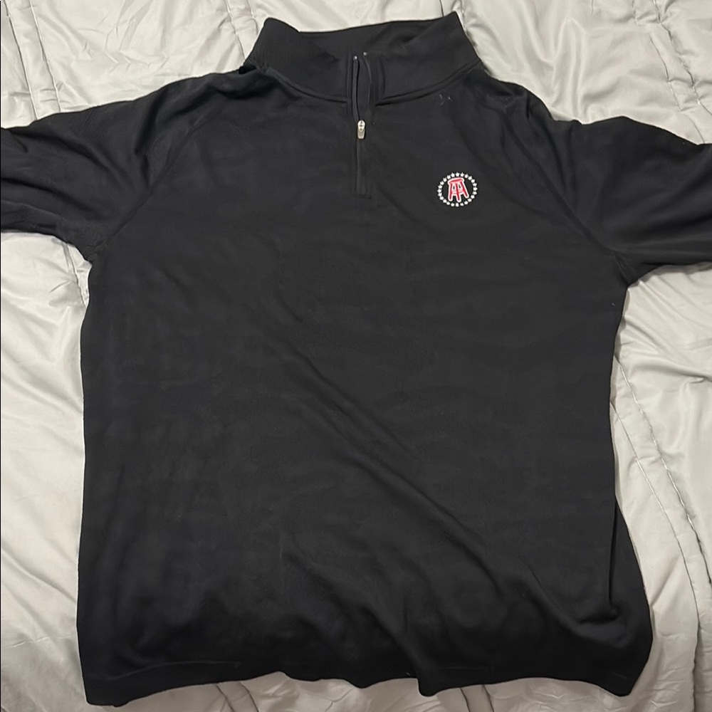 Men's Black Quarter-Zip Jacket